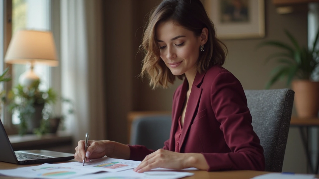 Женщина изучает инвестиционные возможности для создания источников пассивного дохода